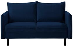 ROPEZ Sötétkék bársony kanapé 138 cm Juli - Ropez