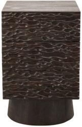 WOOOD Sötétbarna mangófa éjjeliszekrény Crumble - WOOOD