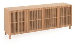 Kave Home Natúr színű alacsony komód tölgyfa dekorral 180x72 cm Beyla - Kave Home