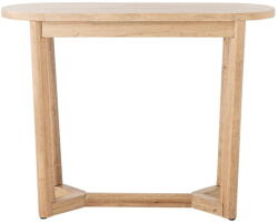 Bloomingville Natúr színű kaucsukfa konzolasztal 35x100 cm Serrone - Bloomingville