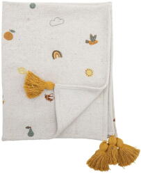 Bloomingville Mini Fehér gyerek takaró 80x100 cm Agnes - Bloomingville Mini