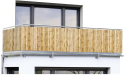 Maximex Világosbarna műanyag belátásgátló erkélyre 500x85 cm - Maximex