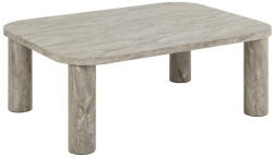 Actona Világosszürke dohányzóasztal márvány dekorral 75x100 cm Solano - Actona