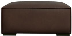 Windsor & Co Sofas Sötétbarna bőr lábtartó Madame - Windsor & Co Sofas