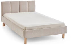 meise.möbel Bézs kárpitozott franciaágy ágyrács nélkül 140x200 cm Joker - Meise Möbel