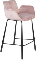 Zuiver Világos rózsaszín bársony bárszék szett 2 db-os 91, 5 cm Brit - Zuiver