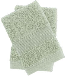 Catherine Lansfield Zöld frottír pamut törölköző szett 2 db-os 30x30 cm Anti-Bacterial - Catherine Lansfield