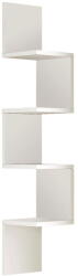 Kalune Design Fehér fali könyvespolc 22x117 cm Laura - Kalune Design
