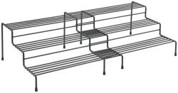 Metaltex Lava fekete állítható konyhai polc - Metaltex