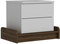 ASIR GROUP Fehér éjjeliszekrény Marina - Kalune Design