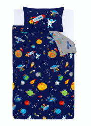 Catherine Lansfield Gyerek ágyneműhuzat babaágyhoz 120x150 cm Lost In Space - Catherine Lansfield