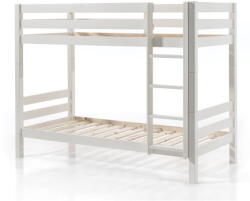 VIPACK Fehér emeletes gyerekágy 90x200 cm Pino - Vipack