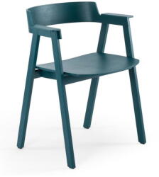 GAZZDA Petróleum színű tölgyfa karfás étkezőszék Flip - Gazzda