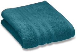 Catherine Lansfield Kékeszöld frottír pamut fürdőlepedő 90x140 cm Zero Twist - Catherine Lansfield