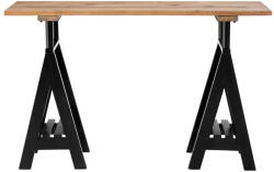 Premier Housewares Natúr színű konzolasztal borovi fenyő asztallappal 45x130 cm Hampstead - Premier Housewares