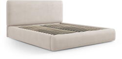 Cosmopolitan Design Bézs kárpitozott ágyneműtartós franciaágy ágyráccsal 160x200 cm Colonel - Cosmopolitan Design - bonami - 453 190 Ft