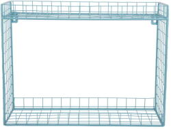 PT LIVING Türkiz többszintes acél fali polc 40 cm Reja - PT LIVING