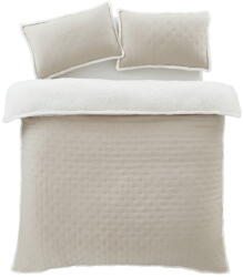 Catherine Lansfield Krémszínű kétszemélyes sherpa ágyneműhuzat 200x200 cm Cosy Nori - Catherine Lansfield