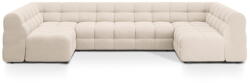 Micadoni Bézs sarokkanapé (U alakú) Kendal - Micadoni