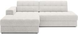 Eltap Krémszínű buklé kinyitható sarokkanapé (bal oldali-heverő résszel) Blezalt - ELTAP