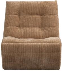 WOOOD Világosbarna állítható kordbársony relaxációs fotel Hein - WOOOD