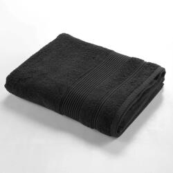 Douceur d'intérieur Fekete frottír pamut fürdőlepedő 90x150 cm Tendresse - douceur d'intérieur