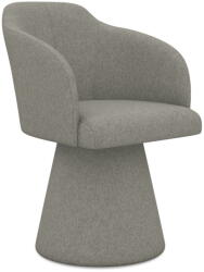 makamii Szürke kárpitozott étkezőfotel Kanoa - Makamii