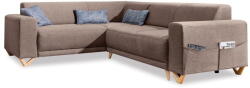 Miuform Barna kinyitható-tárolóhelyes sarokkanapé (bal oldali-L alakú) Classy Sophie - Miuform - bonami - 475 990 Ft