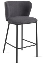 Kave Home Sötétszürke bárszék (ülésmagasság 65 cm) Ciselia - Kave Home