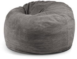 SLOWDOWN Sötétszürke kordbársony babzsákfotel Om 110 - SLOWDOWN