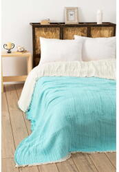Mijolnir Türkiz muszlin ágytakaró 170x250 cm Muslin - Mijolnir
