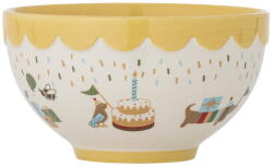 Bloomingville Mini Sárga-krémszínű kőedény gyerek tálka ø 13, 5 cm Celebrate - Bloomingville Mini
