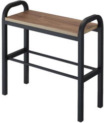 Yamazaki Fekete-natúr színű fém cipőtartó Tower - YAMAZAKI