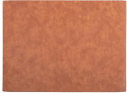 ZicZac Troja Rectangle barnásnarancs műbőr tányéralátét, 33 x 45 cm - ZicZac