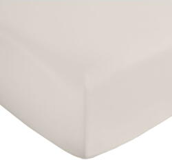 Bianca Bézs gumis pamut-szatén lepedő 150x200 cm Cotton Sateen - Bianca
