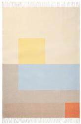 Mette Ditmer Denmark Sárga-kék takaró 125x190 cm Brick - Mette Ditmer Denmark