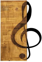 Wallity Treble Clef fali dekoráció - Wallity