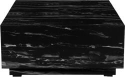 Støraa Fekete dohányzóasztal márvány dekorral 100x100 cm Vito - Støraa
