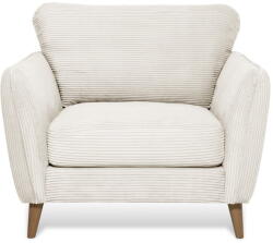 Scandic Fehér kordbársony fotel Paris - Scandic