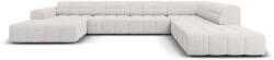Cosmopolitan Design Világosszürke sarokkanapé (jobb oldali-U alakú) Chicago - Cosmopolitan Design