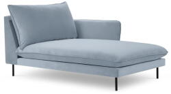 Cosmopolitan Design Világoskék bársony heverő (jobb oldali) Vienna - Cosmopolitan Design