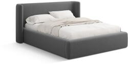 Windsor & Co Szürke kárpitozott ágyneműtartós franciaágy ágyráccsal 200x200 cm Jason - Windsor & Co Sofas