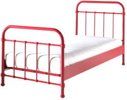 VIPACK New York piros fém gyerekágy, 90 x 200 cm - Vipack
