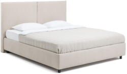 Bonami Bézs kárpitozott ágyneműtartós franciaágy ágyráccsal 180x200 cm Myra Bold - Bonami Selection