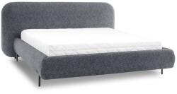 Eltap Kék kárpitozott ágyneműtartós franciaágy ágyráccsal 160x200 cm Pointt - ELTAP