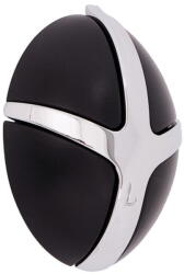 Spinder Design Fekete-fényes ezüstszínű fali műanyag akasztó Tick - Spinder Design