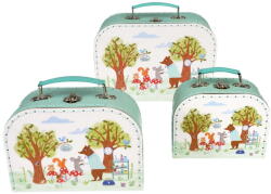 Rex London Karton játéktároló doboz szett 3 db-os 21x28x8 cm Woodland Friends - Rex London
