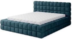 Eltap Kék kárpitozott ágyneműtartós franciaágy ágyráccsal 180x200 cm Dizzle - ELTAP - bonami - 471 742 Ft