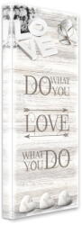 Styler Canvas Shabby Do What fali kép, 27 x 75 cm - Styler