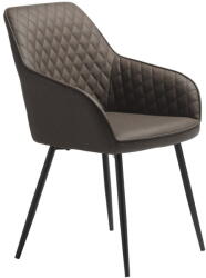 Unique Furniture Barna kárpitozott karfás étkezőfotel Milton - Unique Furniture